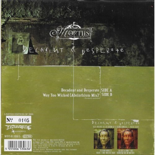 Mortiis - Decadent & Desperate (7" vinyl)