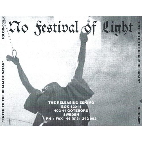 No Festival Of Light - Enter To The Realm Of Satan (CD)