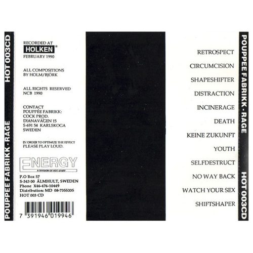 Pouppée Fabrikk - Rage (CD)