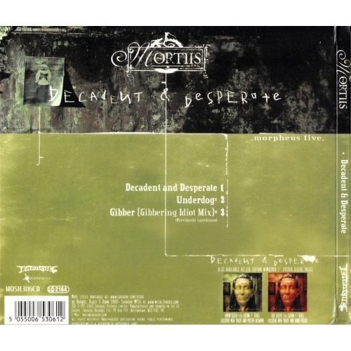 Mortiis - Decadent & Desperate (CDs)