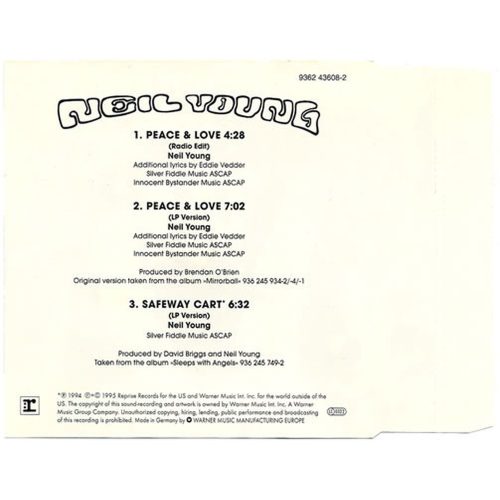 Neil Young - Peace & Love (CDs)