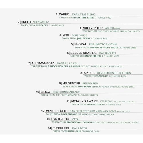 DJ Nullvektor - Mixed Hands (CD)