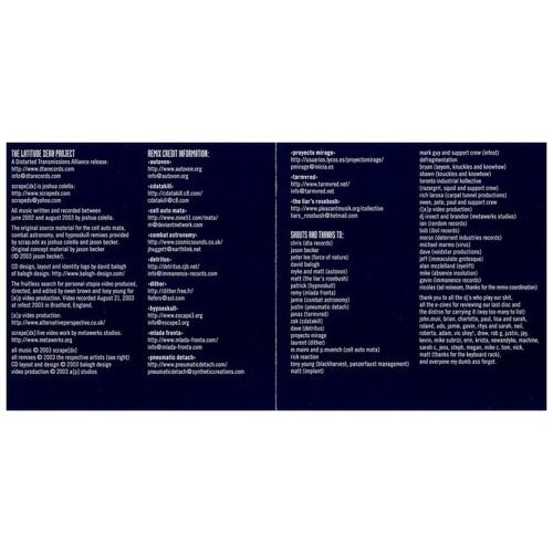 Scrap.edx - The Latitude Zero Project (2× CD)