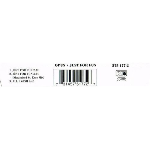 Opús - Just Four Fun (CDs)