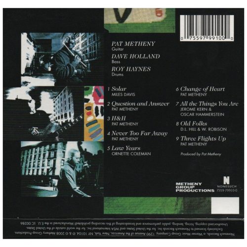 Pat Metheny w/ Dave Holland & Roy Haynes - Question And Answer (CD)