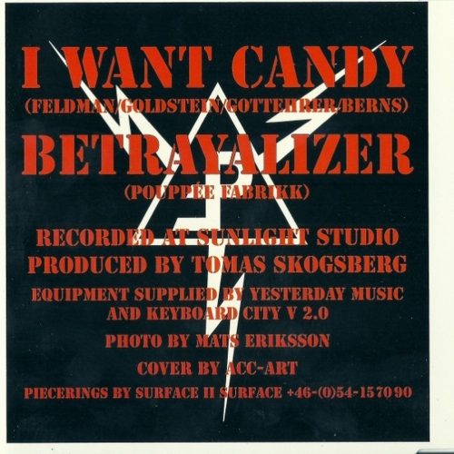 Pouppée Fabrikk - I Want Candy (CDs)