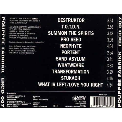 Pouppée Fabrikk - Portent (CD)