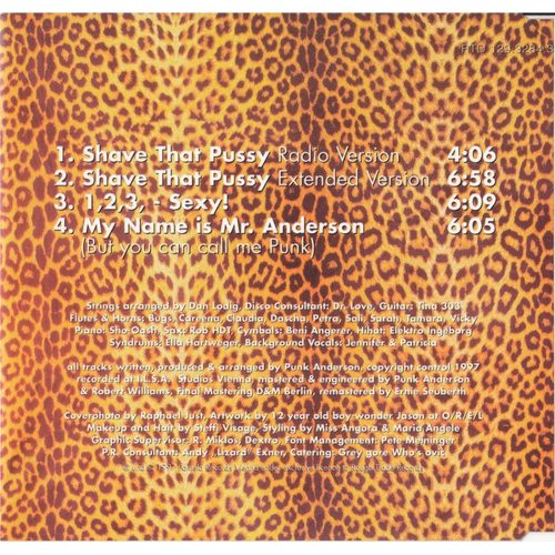 Punk Anderson - Shave That Pussy (CDs)