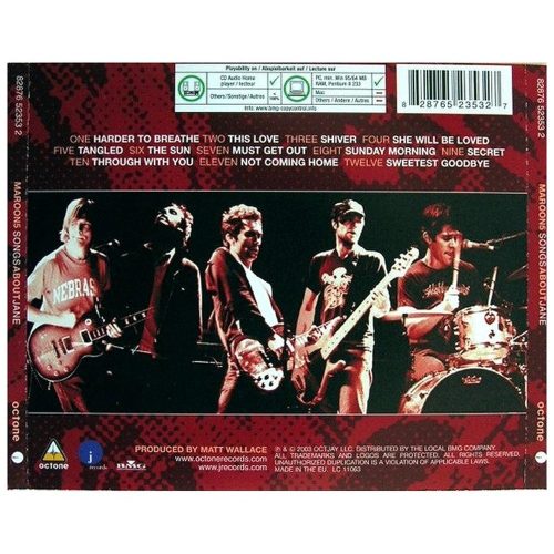 Maroon 5 - Songs About Jane (CD)