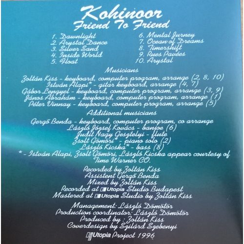 Kohinoor - Friend To Friend (CD)