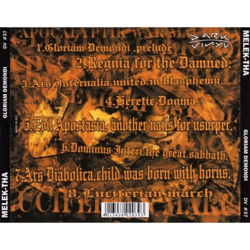 Melek-Tha - Gloriam Demondi (CD)