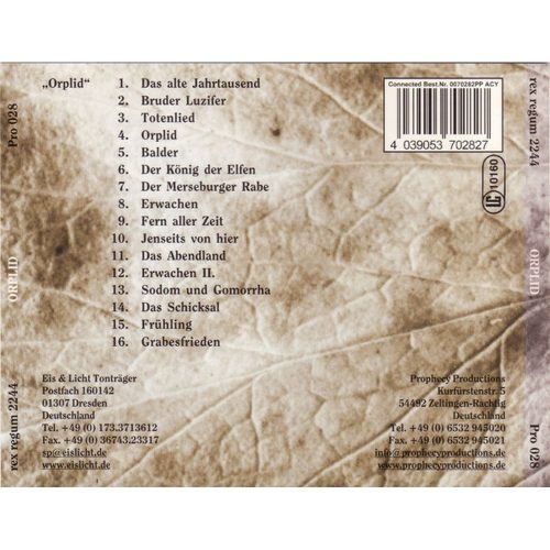 Orplid - Orplid (CD)