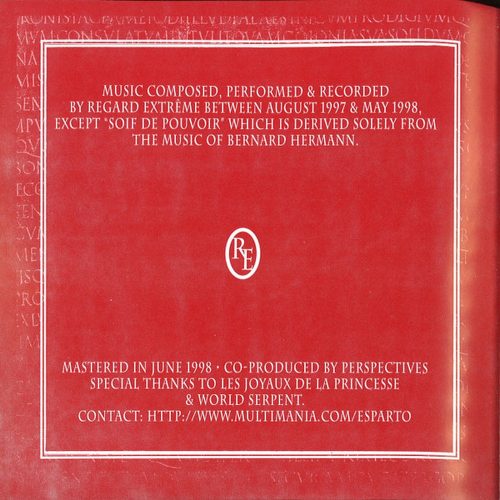 Regard Extrême - Vague À L'Âme (CD)