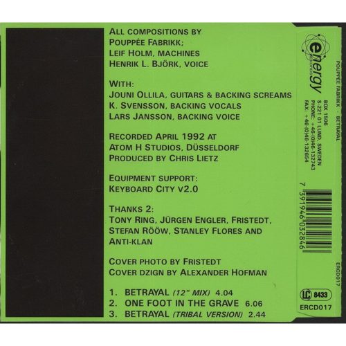 Pouppée Fabrikk - Betrayal (CDs)