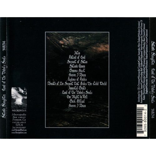 Satanic Slaughter - Land Of The Unholy Souls (CD)