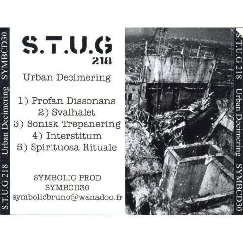 S.T.U.G 218 - Urban Decimering (CD-R)