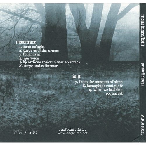 Monstrare / Wilt - Graveflowers (CD)