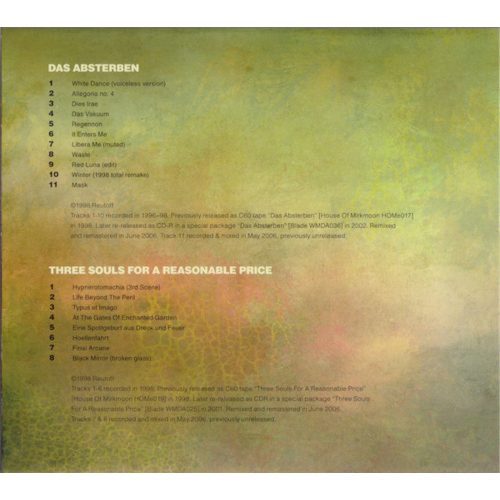 Reutoff - Three Withered Souls (2× CD)
