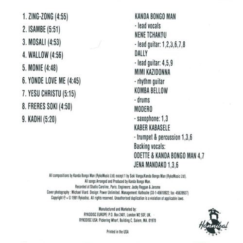 Kanda Bongo Man - Zing Zong (CD)
