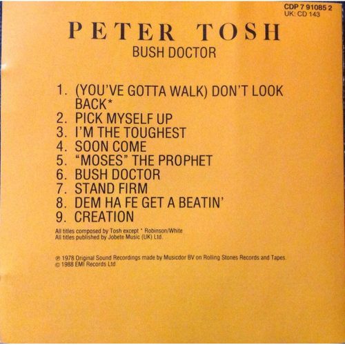 Peter Tosh - Bush Doctor (CD)