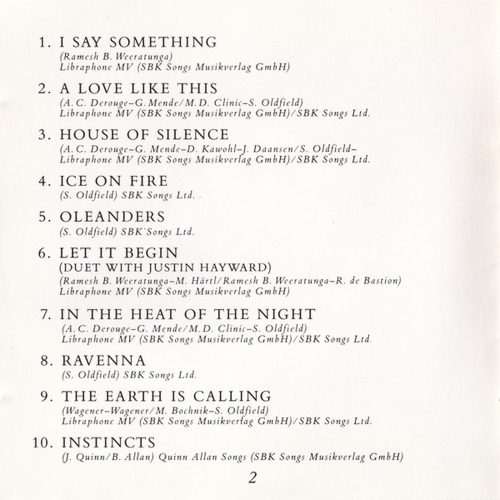Sally Oldfield - Instincts (CD)