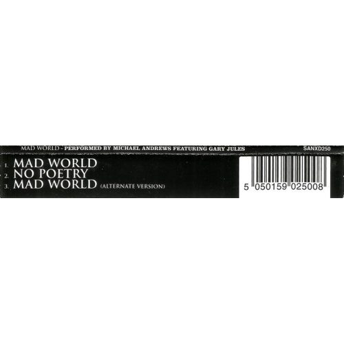 Michael Andrews Featuring Gary Jules - Mad World (CDs)