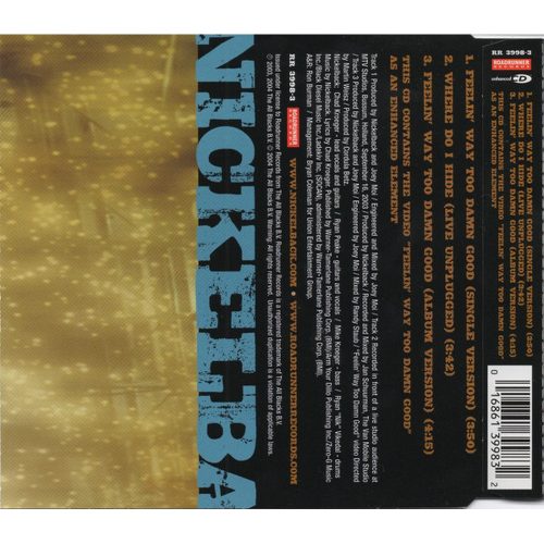 Nickelback - Feelin' Way Too Damn Good (CDs)