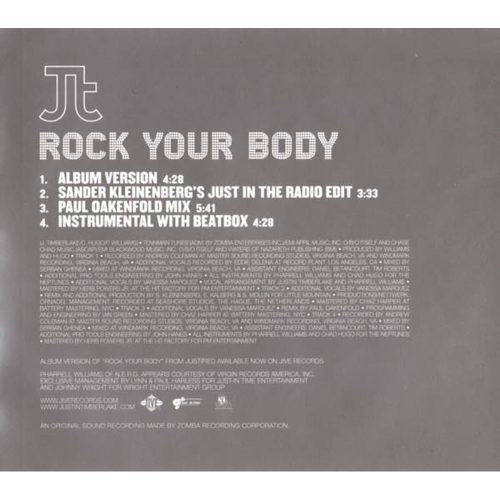 Justin Timberlake - Rock Your Body (CDs)