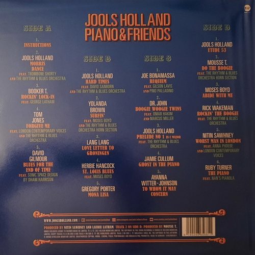 Jools Holland - Pianola Piano & Friends (2× LP vinyl)