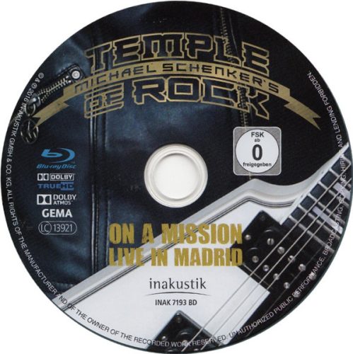 Michael Schenker's Temple Of Rock - On A Mission - Live In Madrid (Blu-ray)