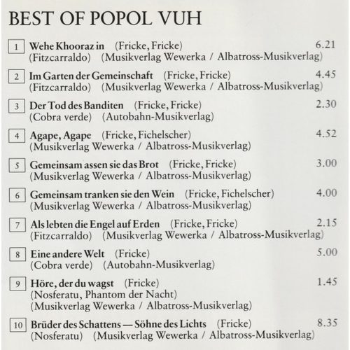Popol Vuh - Best Of Popol Vuh (CD)