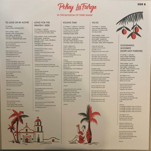 Pokey LaFarge - In The Blossom Of Their Shade (LP vinyl + 7" vinyl)