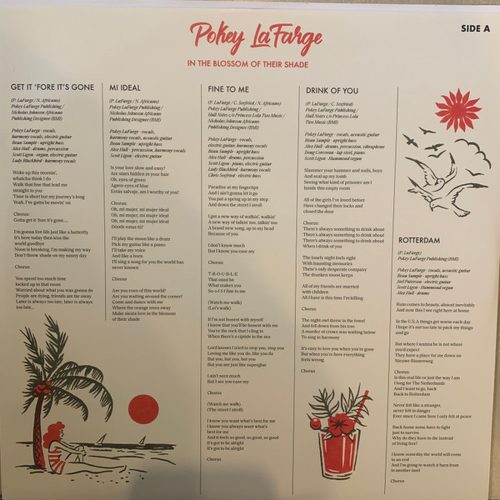 Pokey LaFarge - In The Blossom Of Their Shade (LP vinyl + 7" vinyl)