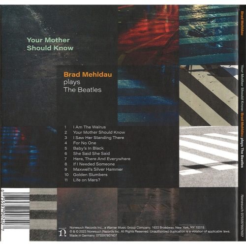 Brad Mehldau - Your Mother Should Know: Brad Mehldau Plays The Beatles (CD)