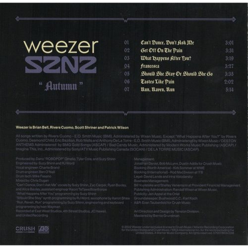 Weezer - SZNZ: Autumn (CDs)