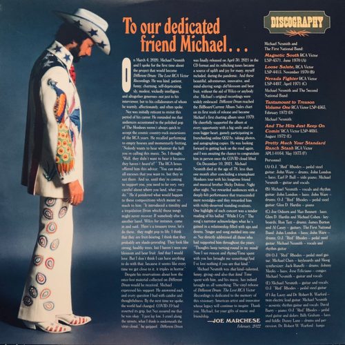 Michael Nesmith - Different Drum: The Lost RCA Victor Recordings (2× LP vinyl)