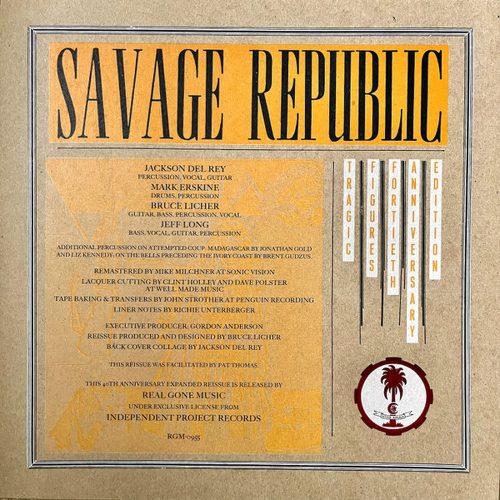 Savage Republic - Tragic Figures (2× LP vinyl)