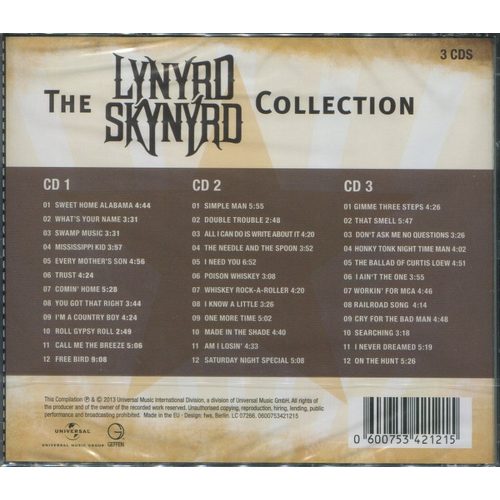 Lynyrd Skynyrd - The Lynyrd Skynyrd Collection (3× CD)