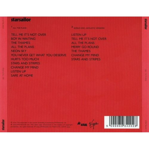 Starsailor - All The Plans (2× CD)