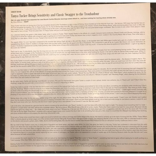 Tanya Tucker - Live From The Troubadour (2× LP vinyl)