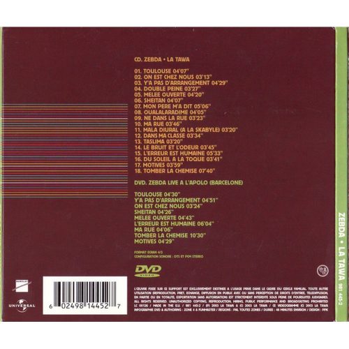 Zebda - La Tawa (CD + DVD)