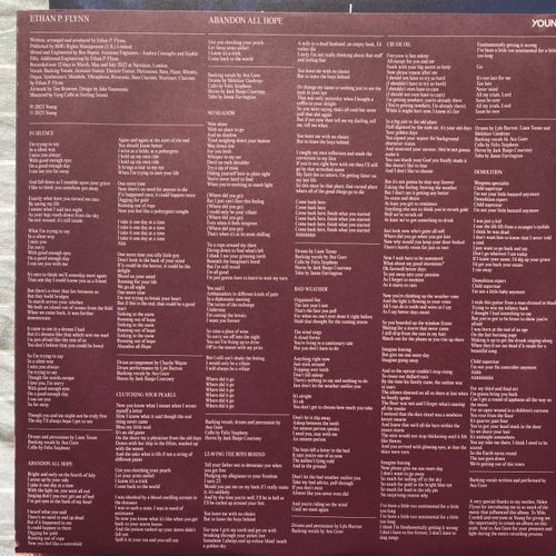 Ethan P. Flynn - Abandon All Hope (LP vinyl)