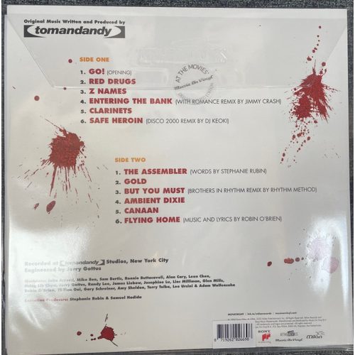 Tomandandy - Killing Zoe (Original Soundtrack) (LP vinyl)