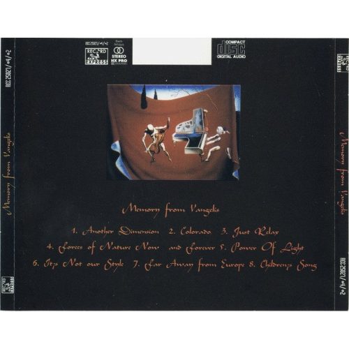 Easy Hands - Memory From Vangelis (CD)