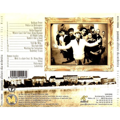 Pannonia Allstars Ska Orchestra - Budapest Ska Mood (CD)