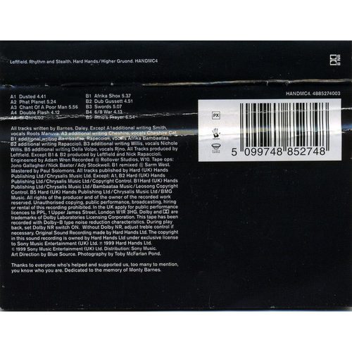 Leftfield - Rhythm And Stealth (kazetta)