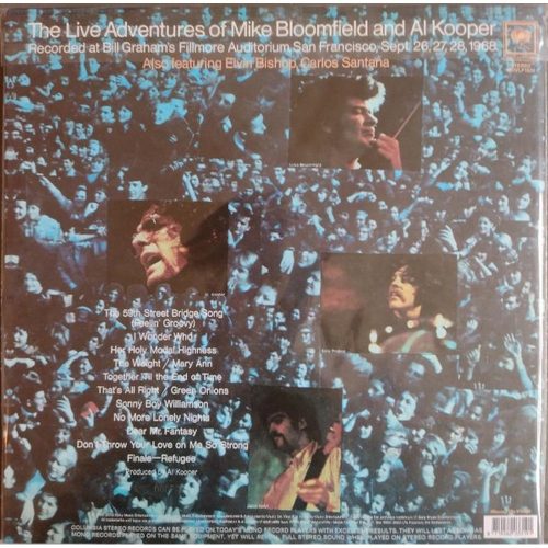 Mike Bloomfield And Al Kooper - The Live Adventures Of Mike Bloomfield And Al Kooper (2× LP vinyl)