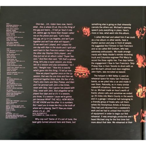 Mike Bloomfield And Al Kooper - The Live Adventures Of Mike Bloomfield And Al Kooper (2× LP vinyl)