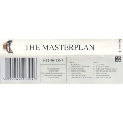 Oasis - The Masterplan (kazetta)