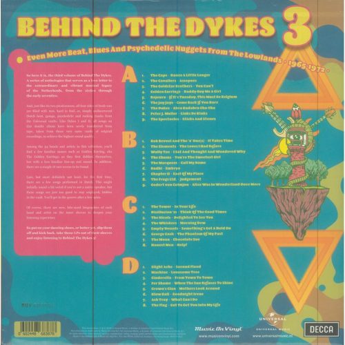 Various - Behind The Dykes 3 (Even More Beat, Blues And Psychedelic Nuggets From The Lowlands 1965-1972) (2× LP vinyl)